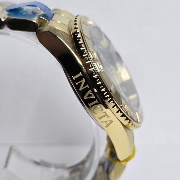 Invicta Pro Diver Men's Watch - 43mm, Gold, Black (29946) - Picture 7 of 15